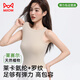 Catman [Tians Laiser] Women's suspender vest for women cool ice silk in summer to make you look slim and can be worn outside. Khaki L