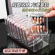 Caja de almacenamiento de arte de uñas de viaje con caja de uñas almacenamiento de uñas hecha a mano Internet Celebridad de envasado caliente Caja de envasado caliente Exquisito Manicura 1 [75*75 mm] Modelo de actividad sin pegamento
