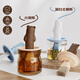 Genasi silicone barbecue brush oil brush with bottle oil pot integrated pancake brush high temperature resistant food grade baking glass brush oil bottle