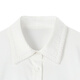 Leding Shopping Mall Same Style Easy-Care Twill Shirt Women's 25th Autumn and Winter New Top C1CAF4330 Off-White (Ready Stock) L