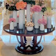 Clcey Table Setting Feng Shui Table Sales Bureau Hall Flower Table Flower Afficher la table ronde Hôtel Hall Viewing Viewing Platform Club Club Decoration Flower 11150 Diamètre