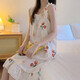 Sangpu summer suspender pajamas women's dress cute nightgown girl student summer cotton gauze thin home clothing MJF_ MJF_9272# vest skirt Cherry bear M Recommended 80-95Jin[Jin equals 0.5 kg]