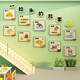 El Jiagong Huanchuang Tema de la pared Producto terminado un grano de la historia de arroz Hosting Canteen Corridor Decoración de pared cultural X1098-B Modelo de 5 mm Board de Cherv 0CM*0CM