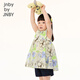 
jnby by JNBY new Jiangnan cloth baby dress summer baby YP5G11150 795/yellow gray series 100cm