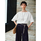 Serie Marius Rain and Dew 丨 'Cold Cover' Nordic Simple Style Vest/Camiseta/falda Marina [falda] m