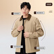 MINISO American flight jacket men's autumn and winter new trendy brand loose casual workwear cotton jacket men's large size parka twill color-blocking jacket black - autumn style L /175 (weight 120-140Jin Jin is equal to 0.5 kg)