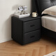 Quanyou Home Modern Simple Bedside Table Bedroom Leather Art Soft Bag Small Drawer Storage Storage Cabinet 332KD