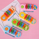 Infant et tout-petit Toys Toys Toys Cartoon Mini huitième piano-knocking Instrument de percussion pour enfants Baby Music Toys Cartoon piano-knock [Six]