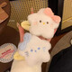 New bow plush star Kitty bye bye clip doll doll colon student cute hairpin hair accessories pink kt star hairpin