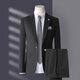 TPZBWG Traje de traje de marca High-End Juego para hombres 2025 NUEVO NEGOCIO CROUMENTO CASA VESTO DE VERCES DE Tres piezas