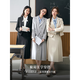 Lady Bird black interview blazer women's teaching professional formal wear commuting light workplace small man suit