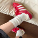 阿迪达斯 （adidas）GazelleIndoor蓝色女子T头休闲低帮德训复古板鞋IF官方旗舰正品 JI3523 现货/ 36.5