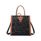 Bag de lujo Bag Women's Bag Bag 2025 Nuevo moderno y moderno de gran capacidad Caminador de un solo hombro Mochebuena marrón con negro (caja de regalo exquisita)