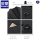 Romon Casual Blazer Herrenanzug koreanischer Stil schlanker und gutaussehender trendiger professioneller offizieller einzelnen Stück hellgraues zweiteiliger Set (Anzug + Hosen) xl