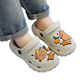 Rich Your Home Children's Slippers 2025 New Style Parent-Child Tinsit Girls with Anti-Odor, Anti-Slip, Soft, Soft, Covered, Sunny, Summer Khaki 36 37 Taille (code standard)
