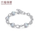 Lukfook Jewelry True Me Series Platinum 950 Seawater Pearl Platinum Bracelet Total Weight Approximately 11.27 Grams