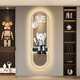 Yonghuan Modern Light Luxury Salon Perpetual Calendar Electronic Wall Horloge 2025 Nouvelle entrée haut de gamme Entrée verticale Vertical Stripe Clothing 14699 [Avec affichage numérique Horloge silencieuse] 70x10cm LD PEINTURE LIGHT MODÈLE DE RÉSOLIÈRE COMMAN [ÉCRAN-AFFICHAGE numérique + Lumière chaude] Standard Standard