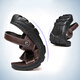 Fat Donglai DL sandals same as men's summer 2025 new casual dual-purpose outside wear genuine leather soft sole middle-aged dad 12129 brown 38 men's __ first layer cowhide