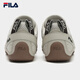 FILA 斐乐官方男鞋STEP复古运动鞋2025秋新款彩石鞋薄底鞋休闲鞋 燕麦棕-OM 42