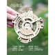 MZPLOI2025 calendar DIY hand-assembled perpetual calendar wooden mechanical gear rotating three-dimensional children's birthday gift 2023 new rotating customizable mini rotation reminder hand-assembled perpetual calendar-English