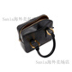 ARMANI (ARMANI) Emporio Abnehmbares Schultergurt Eine Schulter -Crossbody -Handtasche für Frauen schwarzer Basispaket (Bag + Staubbeutel)