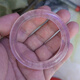 Pulsera de cristal de polvo de calidad de Pangdonglai sin teñir, pegamento, tiras planas de cristal, tiras redondas, varios anillos, con un precio maravilloso, No. 1278, 60 anillos, hay pozos de corte