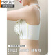 Modal-Schönheitssalon Unterwäsche für Frauen in Sommer-Kleinbrüsten, die große Brustanpassung zeigen, BH Anti-Sagen-Anti-Extended Bra Champagner (1 Set) 85B 38 mittelschwere Dicke