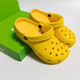 Crocs Crocs star hole shoes summer same style outdoor wading EVA anti-slip sandals for male and female stars star white 37