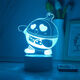 Qichun new egg zi party peripheral atmosphere lights Baker styling colorful night lights to give children birthday gifts 3899-2 Baker crack remote control 16 color gift box packaging