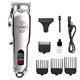 Pet clipper, professional shaver, high-power electric hair clipper for dog hair clippers, dog hair clipper for large dogs, pet shop special, silver, high-power, no hair jam