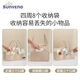 Panier de rangement de chevet bébé Carton de rangement de grande capacité Panier de rangement de grande capacité avec sacs à couches sur le côté de la table des couches. Panier de rangement de chevet bébé Carton de rangement de grande capacité Panier de rangement avec des couches avec des couches avec couches