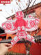 Qilicai Qingming Dragon Boat Festival goldfish sand swallow semi-finished folk handicraft kite retro kite gift box o1283 green clouds-finished product cannot fly 34