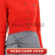 Vivienne Westwood Solid Color Round Neck Kurzer Einbrennungs-Logo Langarmer Pullover Frauen rot rot m
