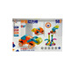 Children's toys color window magnetic piece building blocks magnetic parking lot castle scene assembly early education gift box CH1049 parking lot building magnetic building blocks [