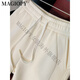 Magiopy International Luxury High-End-Marke Gentle Apricot Casual Mode-Modeanzug für Frauen im Winter für Frauen neue modische altersreduzierende Jacke Aprikosen Zwei-teilige Set (ohne Fleece) S (100 Jin [Jin gleich 0,5 kg])