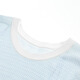 lagogo breathing short-sleeved sweater for women Lagugu Valley 2025 summer new hollow light commuter top light blue S