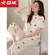 Arctic velvet (Bejirog) summer pajamas for women 2025 new short-sleeved cropped pants suit summer thin model women's cute cartoon home clothing short-sleeved cropped pants-679 XL Recommended 120-140Jin [Jin equals 0.5 kg]