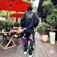 Chrome Heart 2025 Heiße Trendy Brand Cross Stickerei High Street Amerikanische vielseitige Männer und Frauen Lose Jeanshosen gerade Hosen 9928 Schwarz S