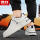 Warrior men's shoes white shoes thick sole casual sports shoes men's sneakers 2938 meters / blue 42