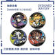 Graffiti Q version Anmi repair badge Thunder lion badge Gold barji Jiaderros Gurban onion laser S3524 Thunder lion 58mm laser-free bright film