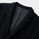 Biyinlefen 2025 Automne New Men's Casual Light Business Corduroy Texture Soft and Elastic Blazer Easy To Sare 07 Black 2xl (115)