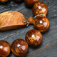 Begleiter Segen Taihang Cliff Cypress Lightning Wasserwellen gealtert Tassels Tumor -Ameisenbein Schneeflockenmuster 2.0 Tumornarbearmbänder und Schmuck 20mm Wasserwelle (3271)