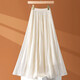 High-End-Streamer-Garnrock für Frauen 2025 SOMMER SOMMER SCHLIMME SLIM-SLIM-GARARS ROCK MIDE LANGE SUPER Fairy Rock 1343 Aprikosenfarbe [Perle-sensitives Netzrock] L Empfohlen [110-125jin [Jin gleich 0,5 kg]]