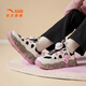 Zapatillas para niñas de anta para niños 2025 otoño nuevo producto de moda y cómodos zapatos casuales de estudiante de brownie [brownie femenino] negro/blanco/rosa 8829-3 37 pies de longitud aproximadamente 23.5 cm