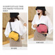 Nuevo bolso de hombro a la moda de nylon femenino moderno bolso móvil de concha de color móvil versátiles de gran capacidad mini negro