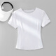
PHIGEER sports top for women 2025 high-end new style rear pockets can hold mobile phone quick drying clothes running fitness short-sleeved T-shirt Daizi short-sleeved short-sleeved [rear pocket mesh quick-drying breathable] XL [recommended 118-130Jin [Jin equals 0.5 kg]]