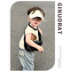 Chino-Ratten-Kinder Sandalen Jungen 2025 Sommer-Säugling und junge Mädchen 1-3 Jahre alte Strandschuhe Tasche Zehen Sommer Trail Schuhe Schwarz und Weiß [1,0-Klasse] Größe 23 (geeignet für Fußlänge 13,2-13,7 cm)