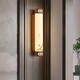 
Aosong New Chinese-style living room wall lights Chinese style Zen Villa Hotel Study Bedroom Bedside Light Three-color Lighting Aisle Light 1049 Model D10H60CM Three-color Lighting 60W