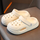ABC Jungen Pantoffeln 2025 Sommer Neue Kinderhochschuhe mittelgroße Kinder ohne Schlupfbeutel Kopf Kleidung Jungen Strand Sandalen Schwarz [Hauptbild] 34