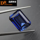 DR GRAFFCARNY men's and women's tanzanite sapphire loose stone jewelry rectangular ring ring surface blue colored gemstone pendant main stone tanzanite 68mm (rectangular)
